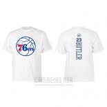 Camiseta Manga Corta Jimmy Butler Philadelphia 76ers Blanco2