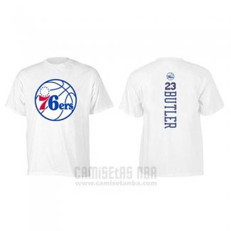Camiseta Manga Corta Jimmy Butler Philadelphia 76ers Blanco2
