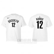 Camiseta Manga Corta Joe Harris Brooklyn Nets Blanco
