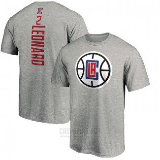 Camiseta Manga Corta Kawhi Leonard Los Angeles Clippers 2019-20 Gris