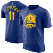 Camiseta Manga Corta Klay Thompson Golden State Warriors 2019 Azul