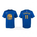 Camiseta Manga Corta Klay Thompson Golden State Warriors Azul2