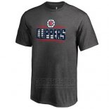 Camiseta Manga Corta Los Angeles Clippers Gris2