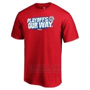 Camiseta Manga Corta Los Angeles Clippers Rojo 2019 NBA Playoffs Our Way
