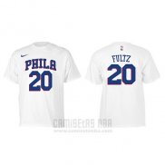 Camiseta Manga Corta Markelle Fultz Philadelphia 76ers Blanco