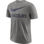 Camiseta Manga Corta Memphis Grizzlies Gris2