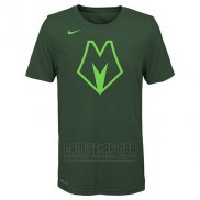 Camiseta Manga Corta Milwaukee Bucks Verde Ciudad