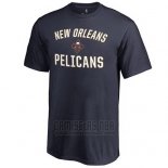 Camiseta Manga Corta New Orleans Pelicans Azul Marino3