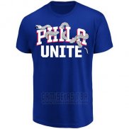 Camiseta Manga Corta Philadelphia 76ers Azul Phila Unite