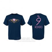 Camiseta Manga Corta Rajon Rondo New Orleans Pelicans Azul Marino Peppa Pig Cruzado