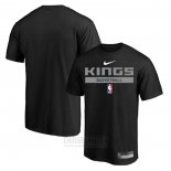 Camiseta Manga Corta Sacramento Kings Practice Performance 2022-23 Negro