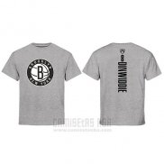 Camiseta Manga Corta Spencer Dinwiddie Brooklyn Nets Gris