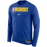 Camiseta Manga Larga Golden State Warriors Azul
