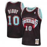 Camiseta Memphis Grizzlies Mike Bibby #10 Mitchell & Ness 1998-99 Negro