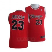 Camiseta Nino Chicago Bulls Michael Jordan #23 Rojo2