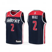 Camiseta Nino Washington Wizards John Wall #2 Association 2020-21 Azul