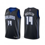 Camiseta Orlando Magic D.j. Augustin #14 Statement Edition Azul