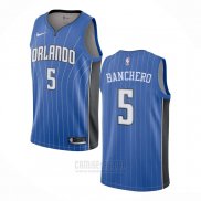 Camiseta Orlando Magic Paolo Banchero #5 Icon 2022-23 Azul