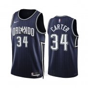 Camiseta Orlando Magic Wendell Carter #34 Ciudad 2023-24 Azul