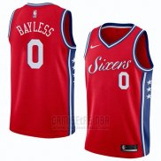 Camiseta Philadelphia 76ers Jerryd Bayless #0 Statement 2018 Rojo