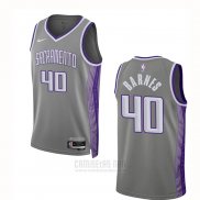 Camiseta Sacramento Kings Harrison Barnes #40 Ciudad 2022-23 Gris