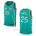 Camiseta San Antonio Spurs Jakob Poeltl #25 Ciudad 2022-23 Verde