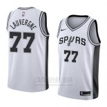 Camiseta San Antonio Spurs Joffrey Lauvergne #77 Association 2018 Blanco