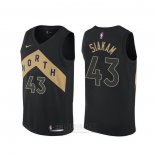 Camiseta Toronto Raptors Pascal Siakam #43 Ciudad Negro