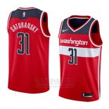 Camiseta Washington Wizards Tomas Satoransky #31 Icon 2018 Rojo