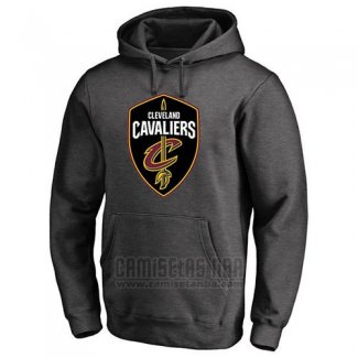 Sudaderas con Capucha Cleveland Cavaliers Gris3