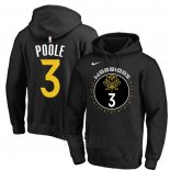 Sudaderas con Capucha Golden State Warriors Jordan Poole Ciudad 2022-23 Negro