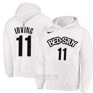 Sudaderas con Capucha Kyrie Irving Brooklyn Nets Blanco 2019-20 Ciudad