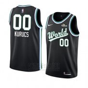 Camiseta 2019 Rising Star Rodions Kurucs #00 World Negro