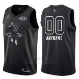 Camiseta All Star 2018 Houston Rockets Nike Personalizada Negro