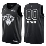 Camiseta All Star 2018 New York Knicks Nike Personalizada Negro