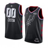 Camiseta All Star 2019 San Antonio Spurs Personalizada Negro