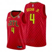 Camiseta Atlanta Hawks Charles Brown JR. #4 Statement Rojo
