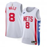 Camiseta Brooklyn Nets Patty Mills #8 Classic 2022-23 Blanco