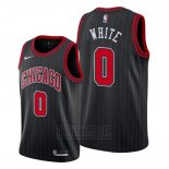 Camiseta Chicago Bulls Coby White #0 Statement Edition Negro