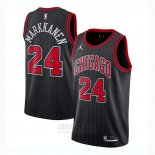 Camiseta Chicago Bulls Lauri Markkanen #24 Statement 2020-21 Negro