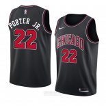 Camiseta Chicago Bulls Otto Porter JR. #22 Statement 2018 Negro