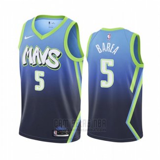 Camiseta Dallas Mavericks J. J. Barea #5 Ciudad Edition Azul