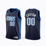 Camiseta Dallas Mavericks Personalizada Earned 2020-21 Azul