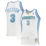 Camiseta Denver Nuggets Allen Iverson #3 Mitchell & Ness 2006-07 Blanco