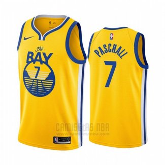 Camiseta Golden State Warriors Eric Paschall #7 Statement The Bay Oro