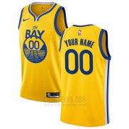 Camiseta Golden State Warriors Personalizada Ciudad 2019-20 Amarillo