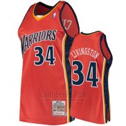 Camiseta Golden State Warriors Shaun Livingston 2009-10 Hardwood Classics Naranja