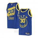 Camiseta Golden State Warriors Stephen Curry #30 Hardwood Classics 2020-21 Azul