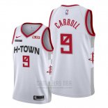 Camiseta Houston Rockets Demarre Carroll #9 Ciudad 2019-20 Blanco
