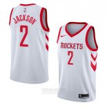 Camiseta Houston Rockets Demetrius Jackson #2 Association 2018 Blanco